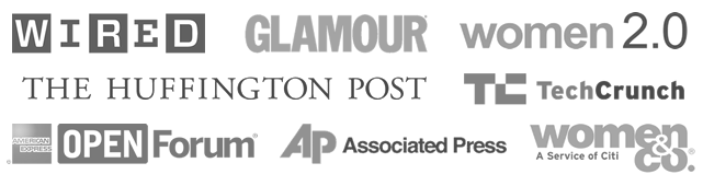 press logos - grayscale